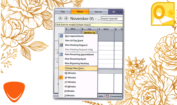 Configure diferentes fusos horários