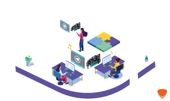 Organize e partilhe facilmente