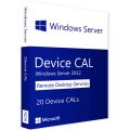 Windows Server 2012 RDS - 20 Device CALs