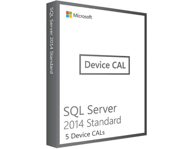 SQL Server 2014 Standard - 5 Device CALs